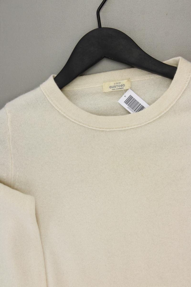 J.CREW Cashmerepullover Gr. XS creme aus Kaschmir