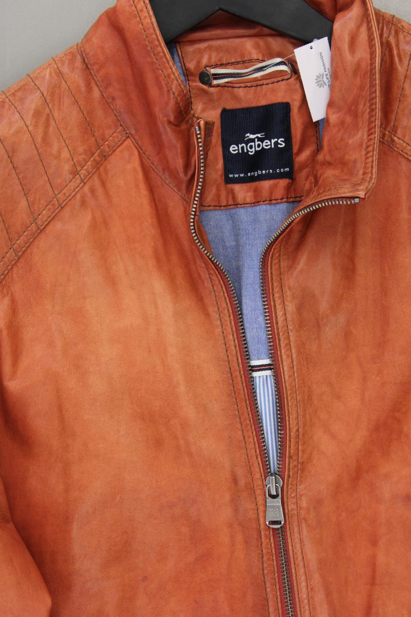 Engbers Lederjacke für Herren Gr. 52 orange