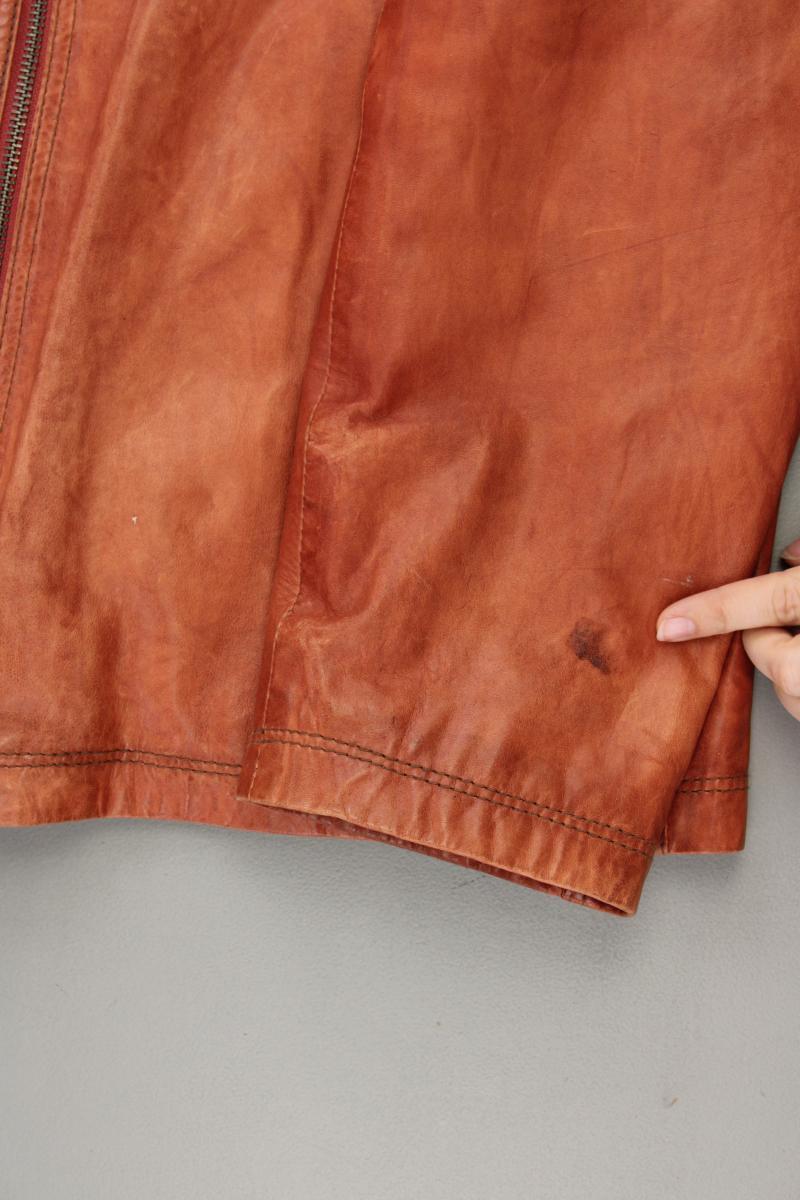 Engbers Lederjacke für Herren Gr. 52 orange