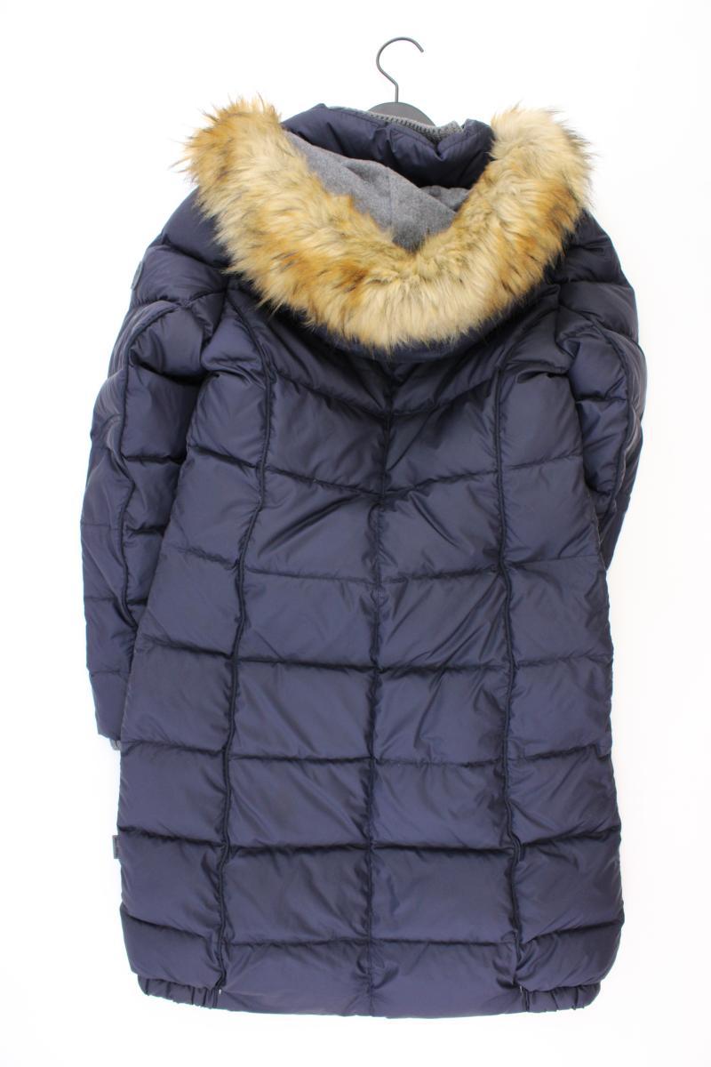 Marc O'Polo Daunenmantel Gr. 38 blau aus Polyester