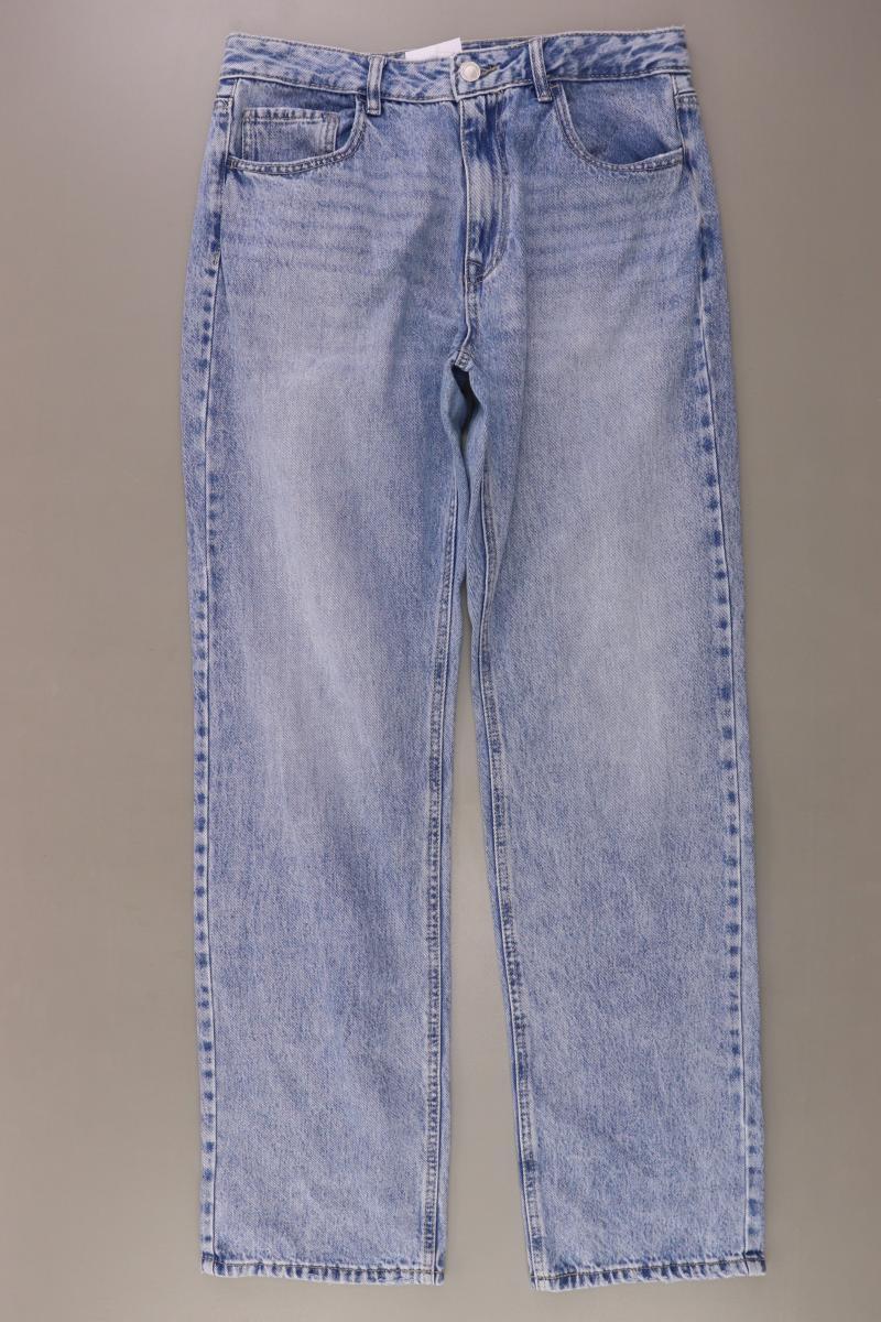 Stradivarius Baggy Jeans Gr. 42 blau aus Baumwolle
