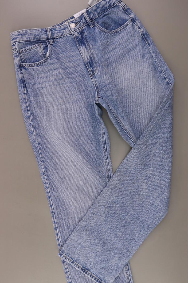 Stradivarius Baggy Jeans Gr. 42 blau aus Baumwolle