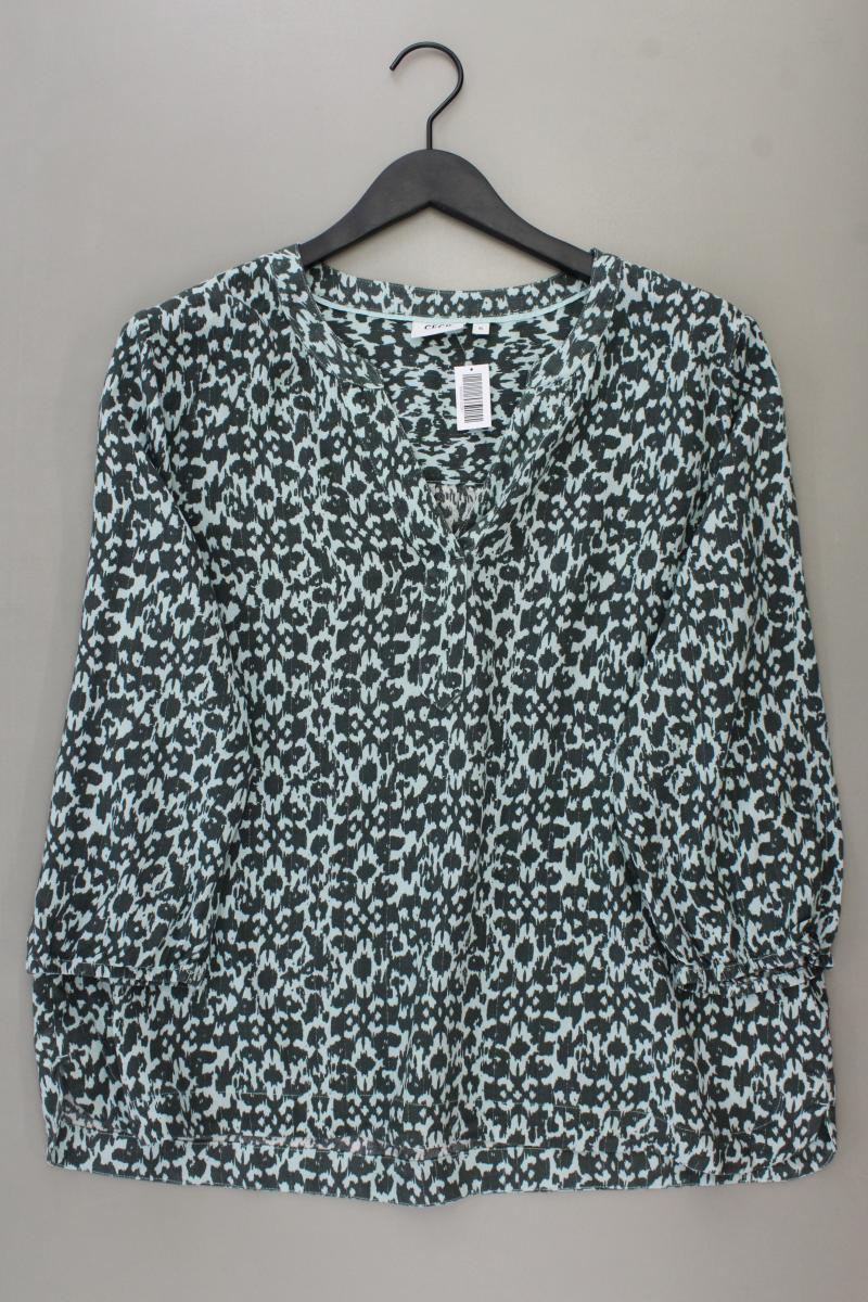 Cecil Classic Bluse Gr. XL 3/4 Ärmel blau aus Viskose