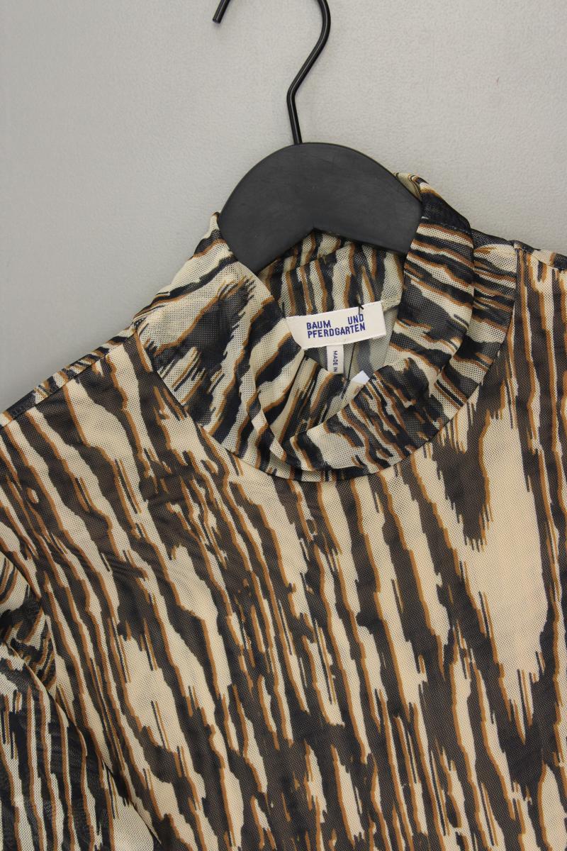 Baum und Pferdegarten Mesh Shirt Gr. XL neuwertig Langarm braun aus Polyester