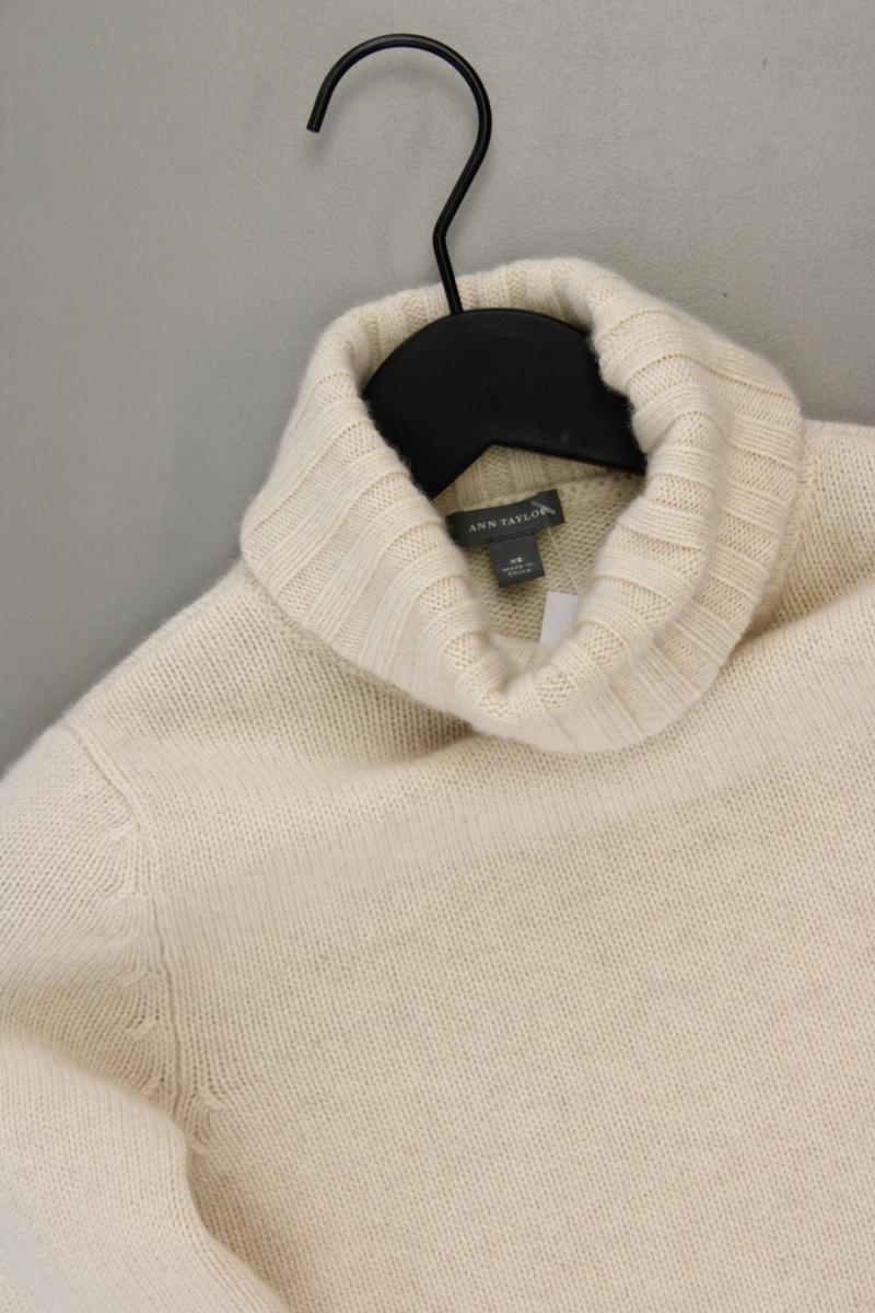 Ann Taylor Cashmerepullover Gr. XS creme aus Kaschmir