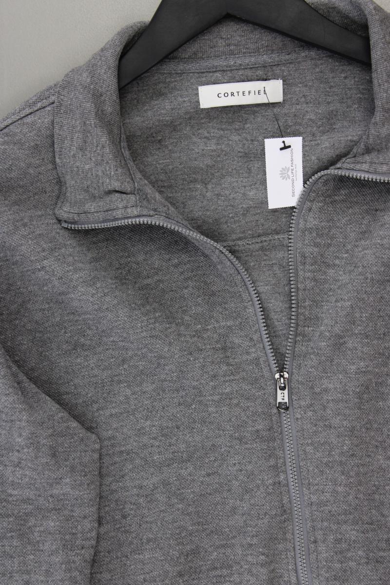 Cortefiel Strickjacke für Herren Gr. L Langarm grau