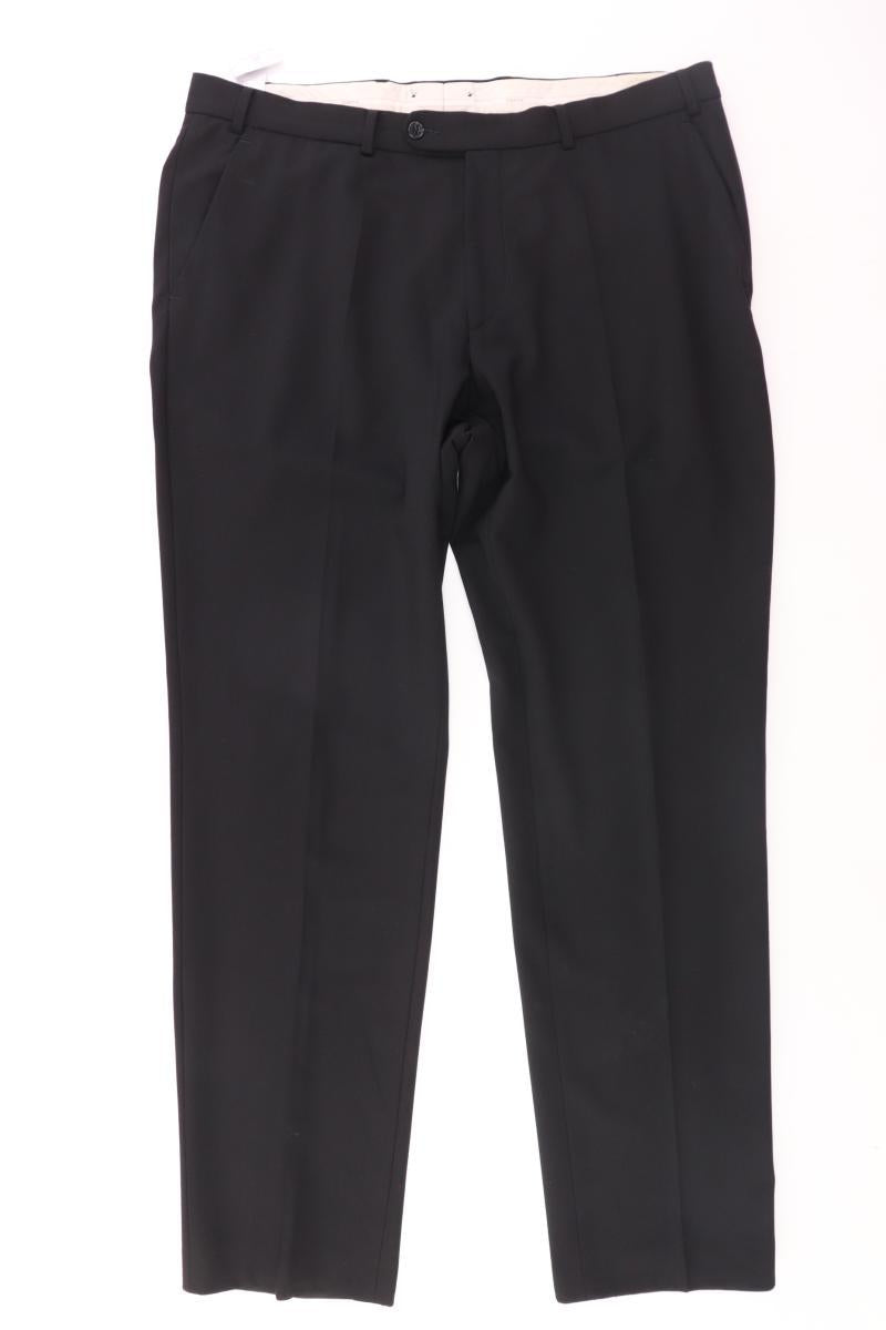 Digel Anzughose für Herren Gr. 54 schwarz aus Polyester