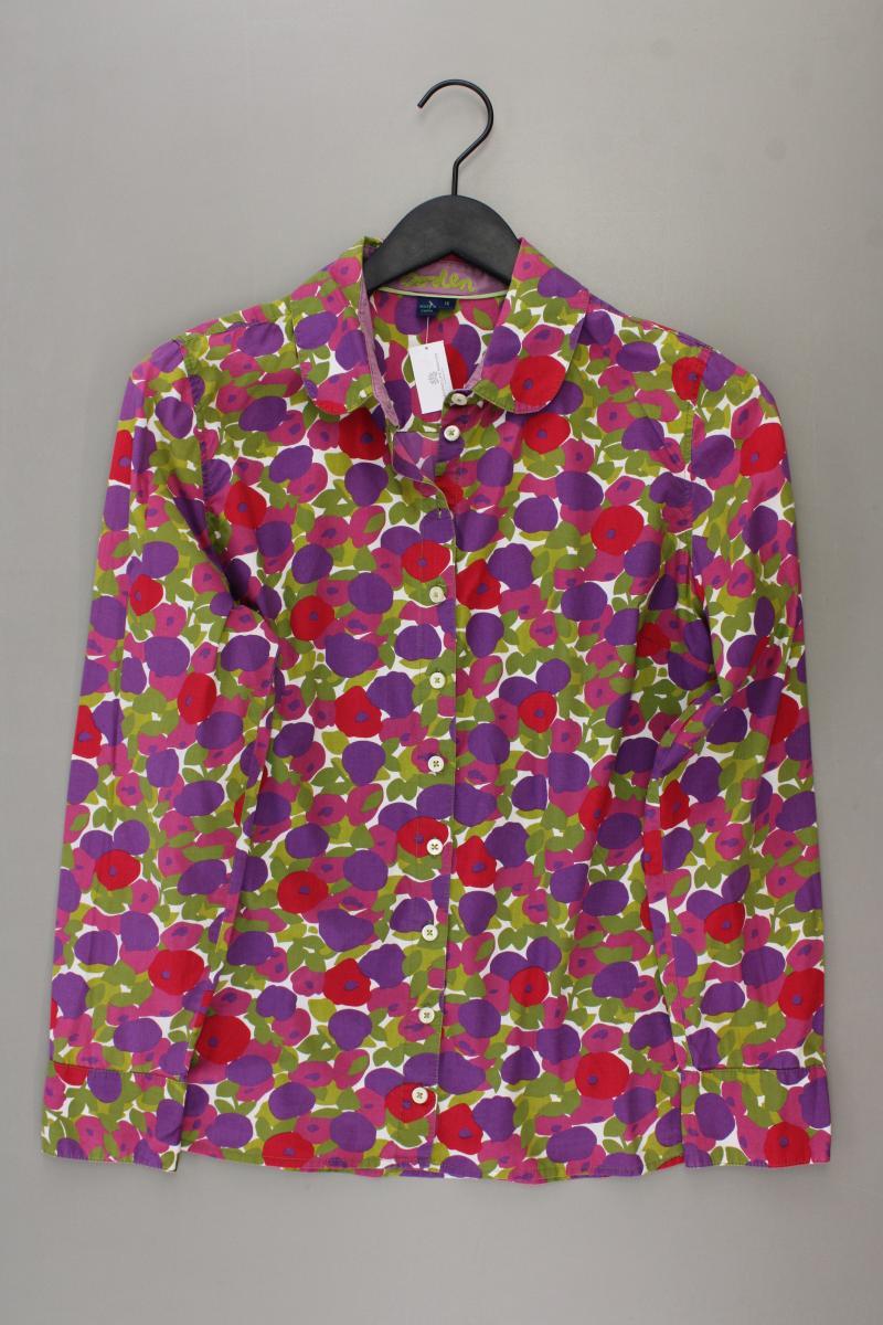 Boden Langarmbluse Gr. UK 16 (L) mit Blumenmuster mehrfarbig aus Baumwolle