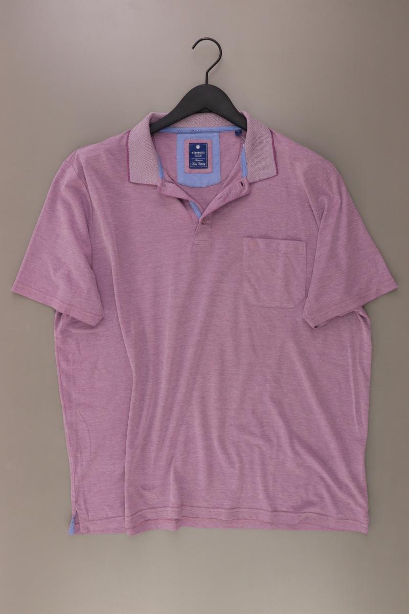Redmond Poloshirt für Herren Gr. XXL Kurzarm rosa aus Baumwolle