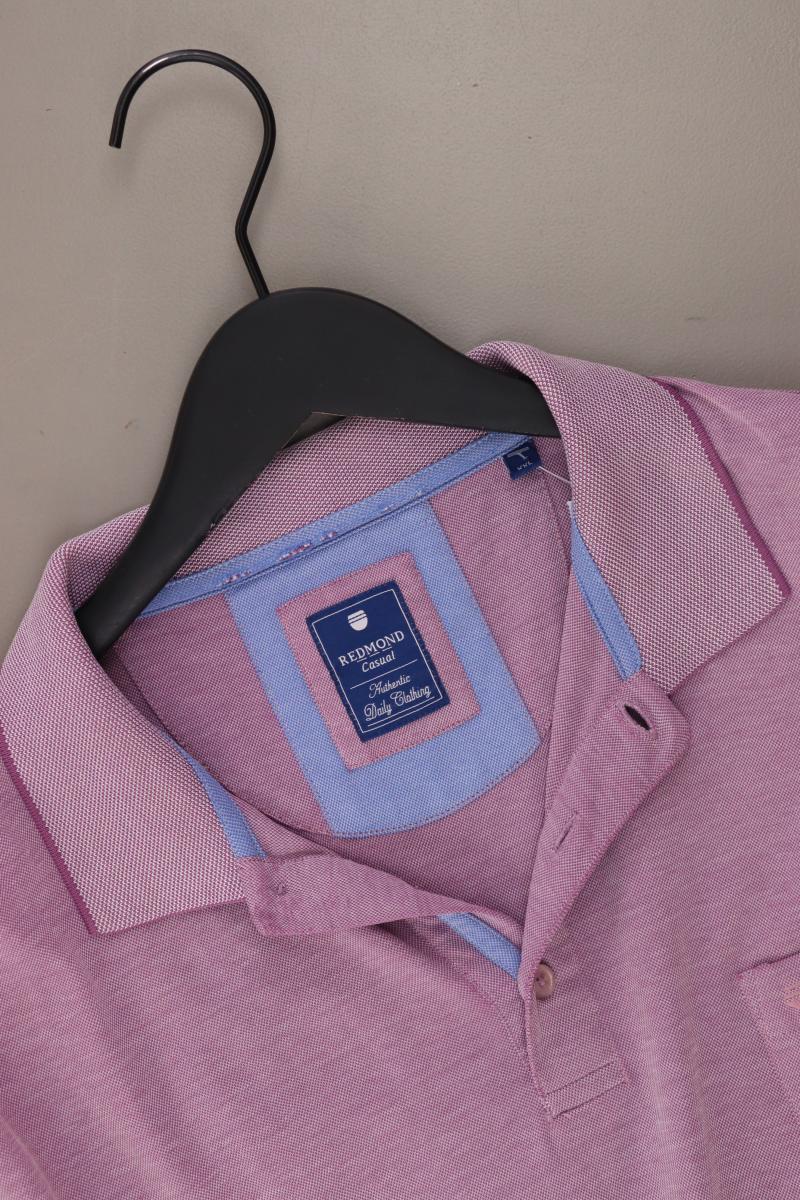 Redmond Poloshirt für Herren Gr. XXL Kurzarm rosa aus Baumwolle