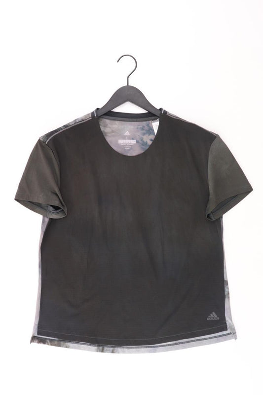 Adidas Sportshirt Gr. L Kurzarm grün aus Polyester