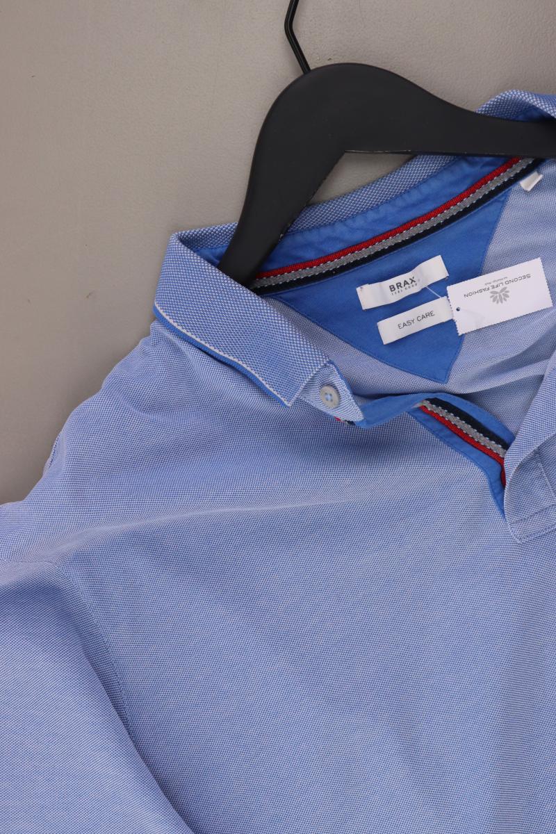 Brax T-Shirt für Herren Gr. XXL Kurzarm blau aus Baumwolle
