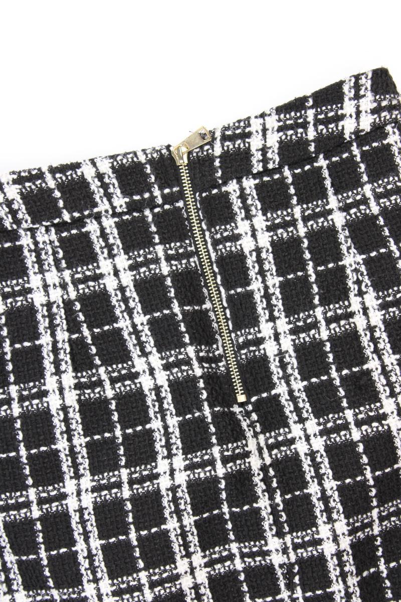 Drole de copine Bouclé Rock Gr. M schwarz aus Polyester