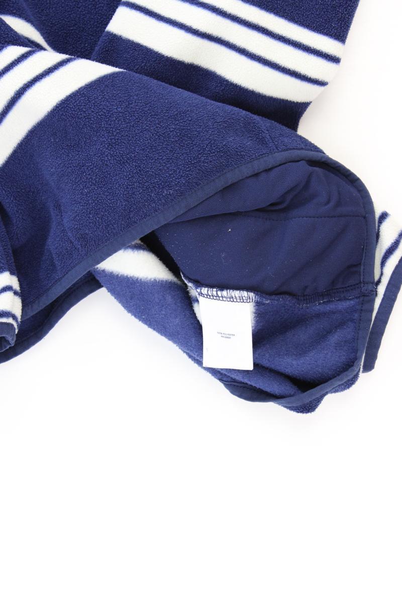 Lands' End Fleecepullover Gr. M gestreift blau aus Polyester