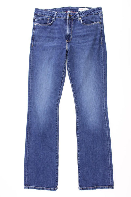 s.Oliver Boot Cut Jeans Gr. 42/L34 blau aus Baumwolle
