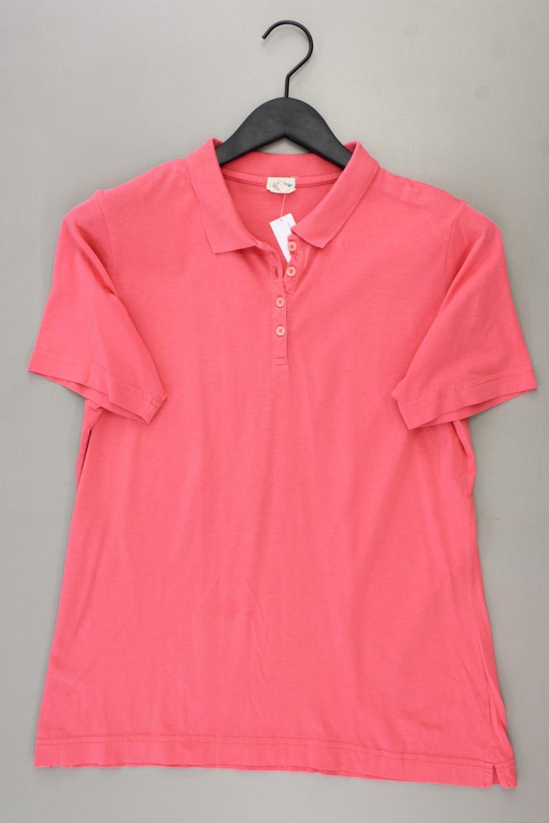 hessnatur Poloshirt Gr. 40/42 Kurzarm pink aus Baumwolle