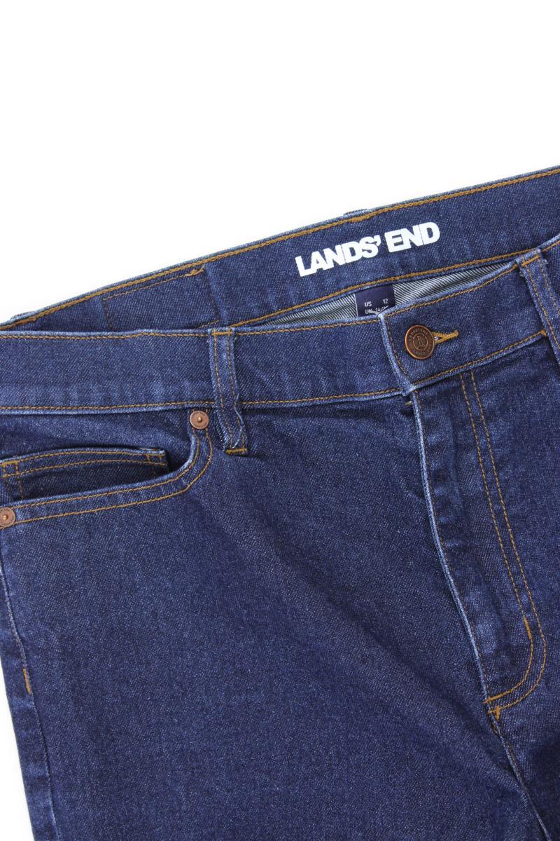 Lands' End Straight Jeans Gr. 42 blau aus Baumwolle