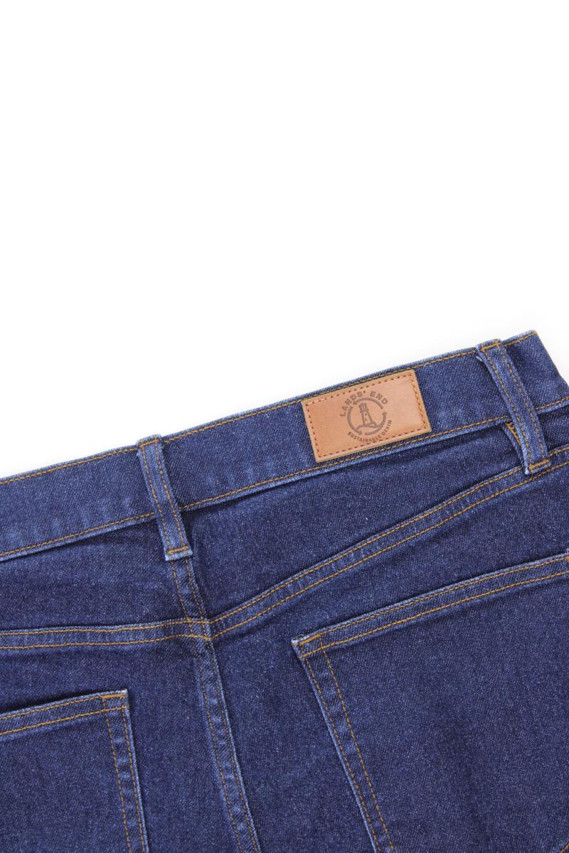 Lands' End Straight Jeans Gr. 42 blau aus Baumwolle