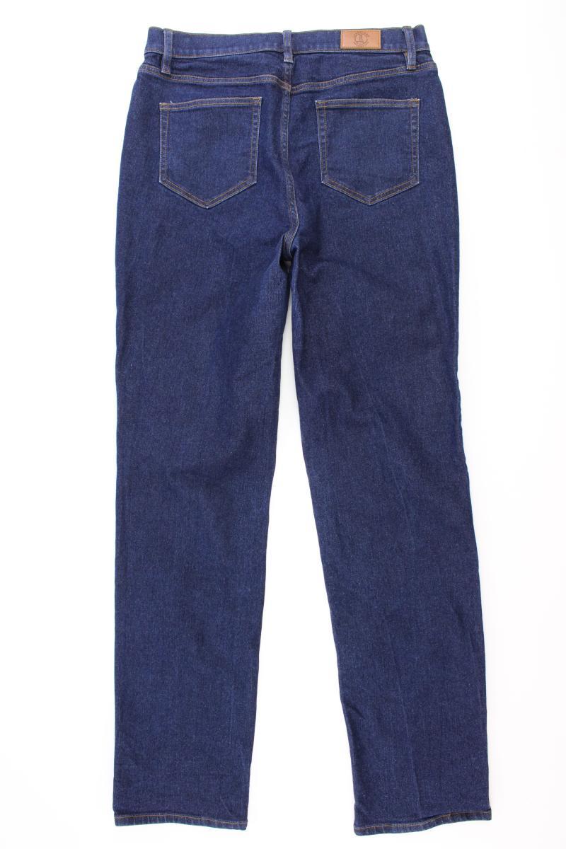 Lands' End Straight Jeans Gr. 42 blau aus Baumwolle