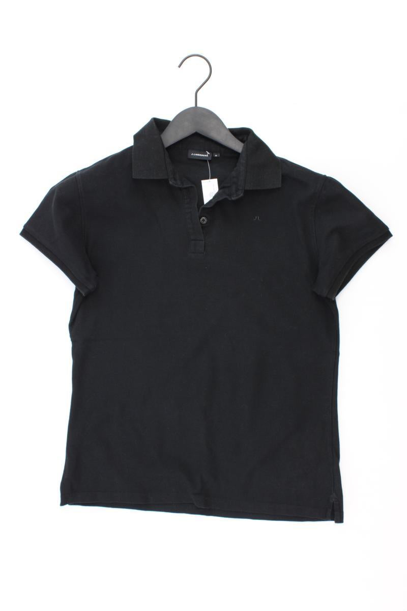 J. Lindeberg Poloshirt Gr. M Kurzarm schwarz aus Baumwolle