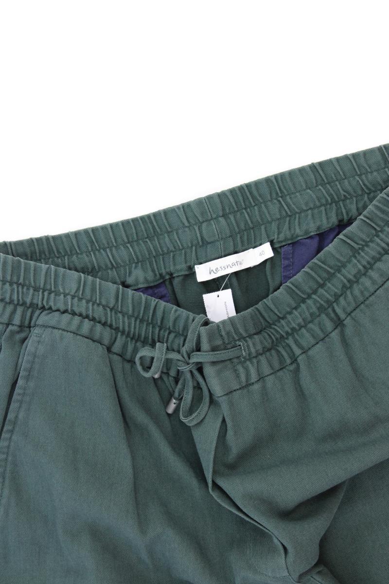 hessnatur Hose Gr. 40 grün aus Baumwolle