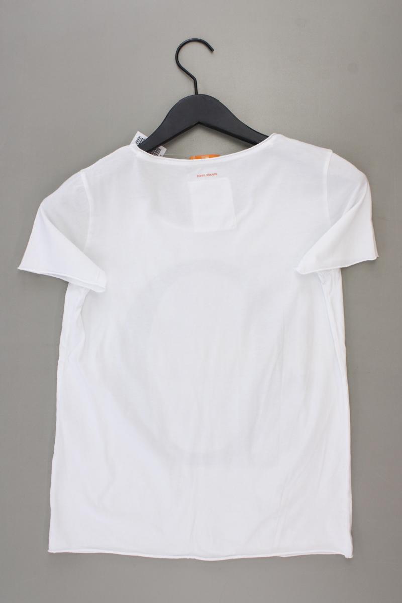 BOSS Orange Printshirt Gr. S Kurzarm weiß