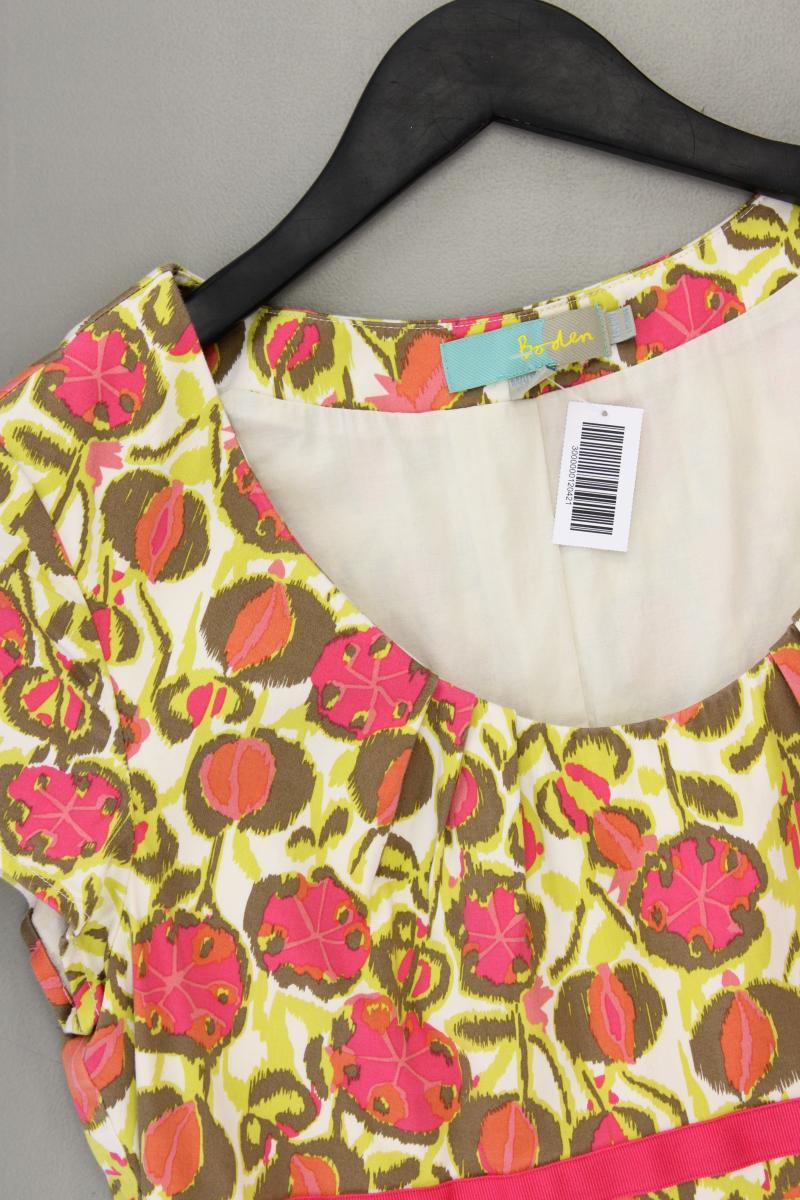 Boden Kurzarmkleid Gr. UK 14 (M) neuwertig mehrfarbig aus Baumwolle
