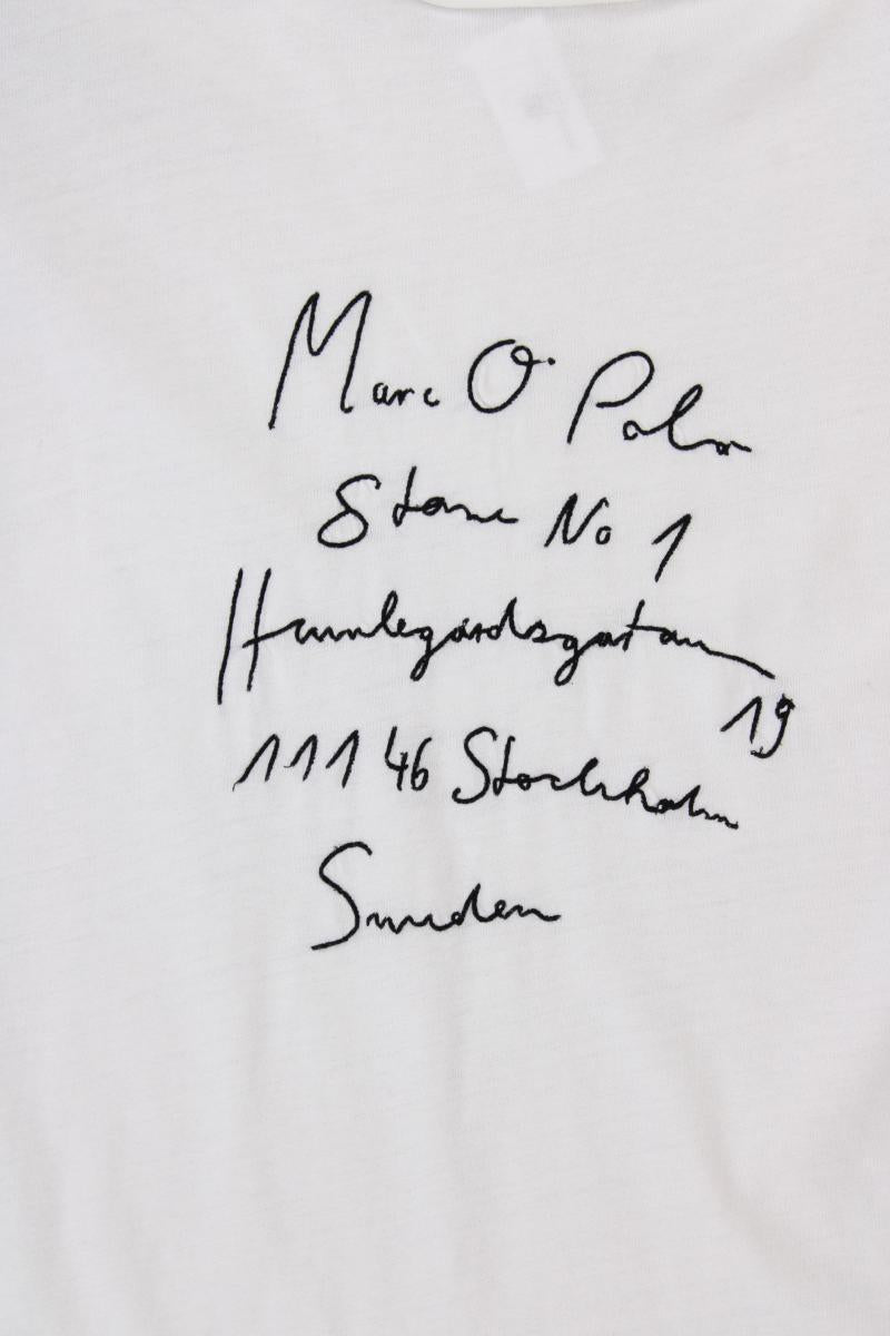 Marc O'Polo Printshirt Gr. M Kurzarm creme