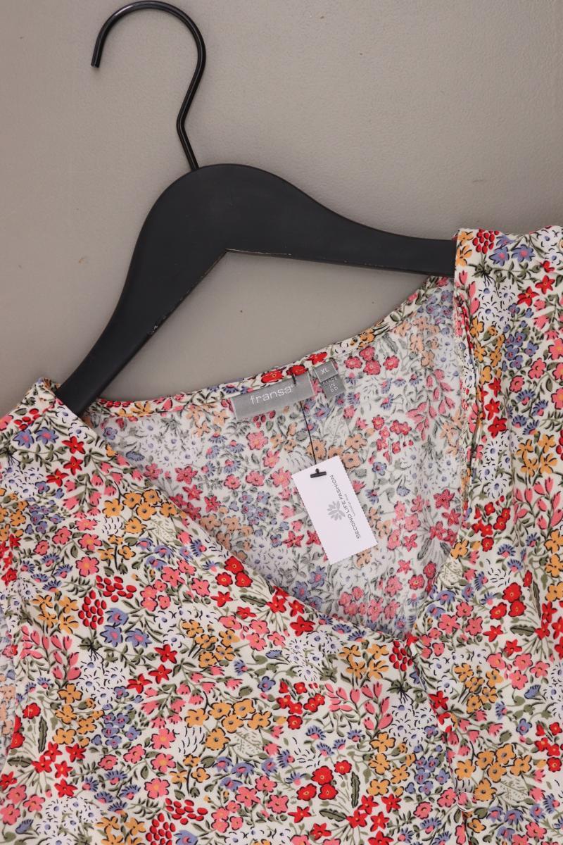 Fransa Ärmellose Bluse Gr. XL mit Blumenmuster mehrfarbig aus Viskose