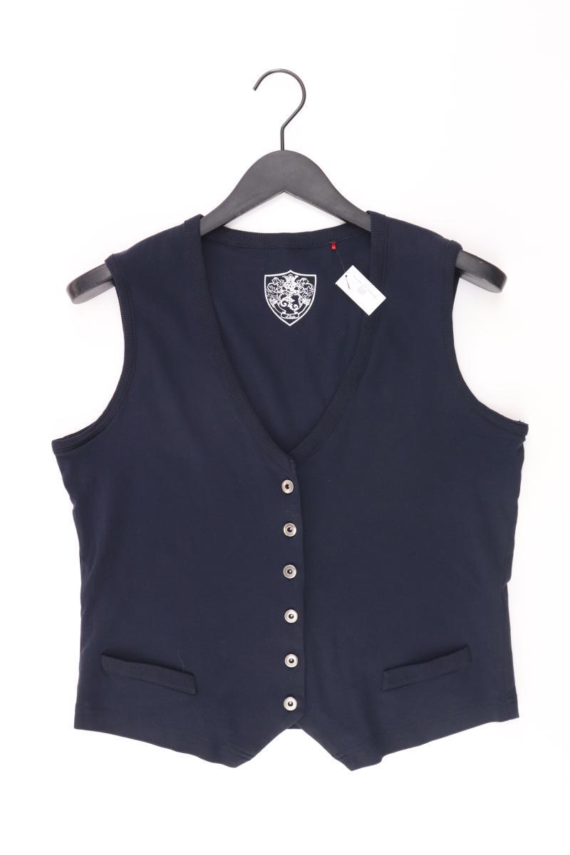s.Oliver Regular Weste Gr. 44 blau aus Baumwolle