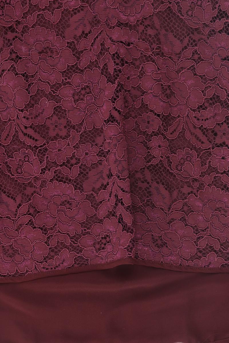 s.Oliver Spitzentop Gr. 44 mit Blumenmuster rot aus Viskose