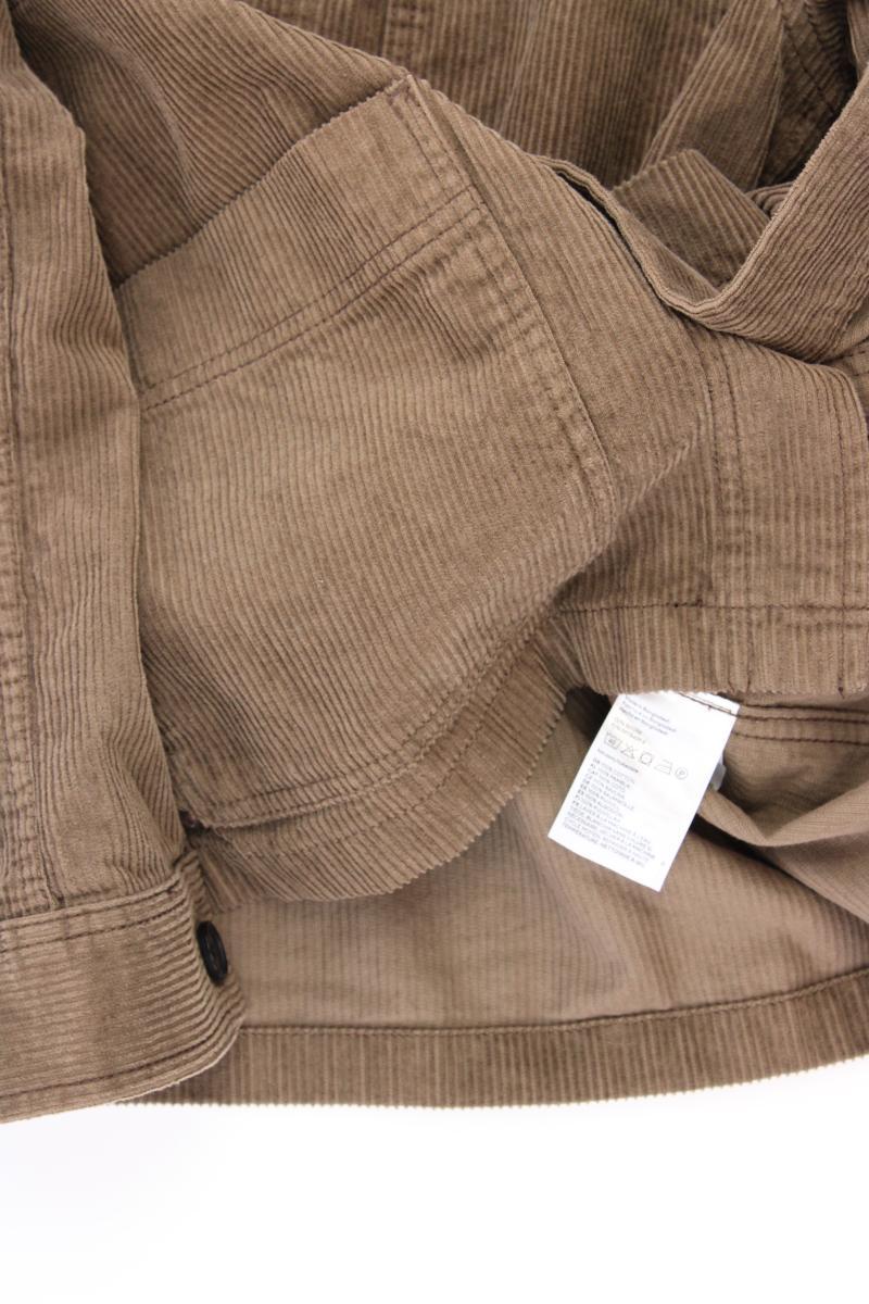 H&M Cordjacke für Herren Gr. S braun aus Baumwolle