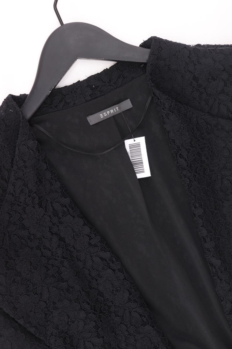 Esprit Spitzenjäckchen Gr. 42 3/4 Ärmel schwarz aus Polyamid
