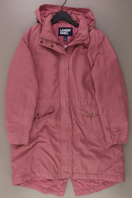 Lands' End Kapuzenmantel Gr. XL rosa aus Baumwolle