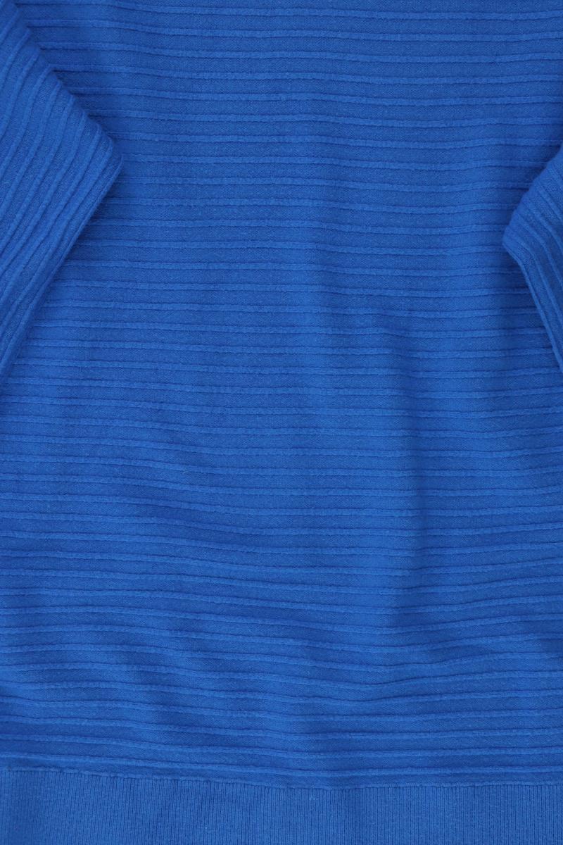 s.Oliver Feinstrickpullover Gr. 44 blau aus Viskose