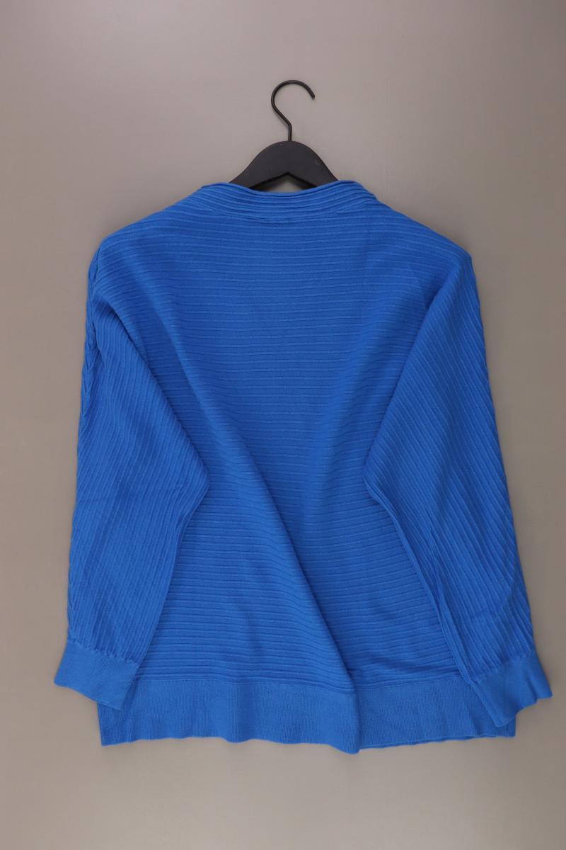 s.Oliver Feinstrickpullover Gr. 44 blau aus Viskose