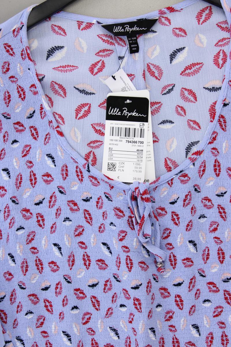 Ulla Popken Bluse mit Kussmundmuster Gr. 46/48 neu mit Etikett Neupreis: 39,99€!