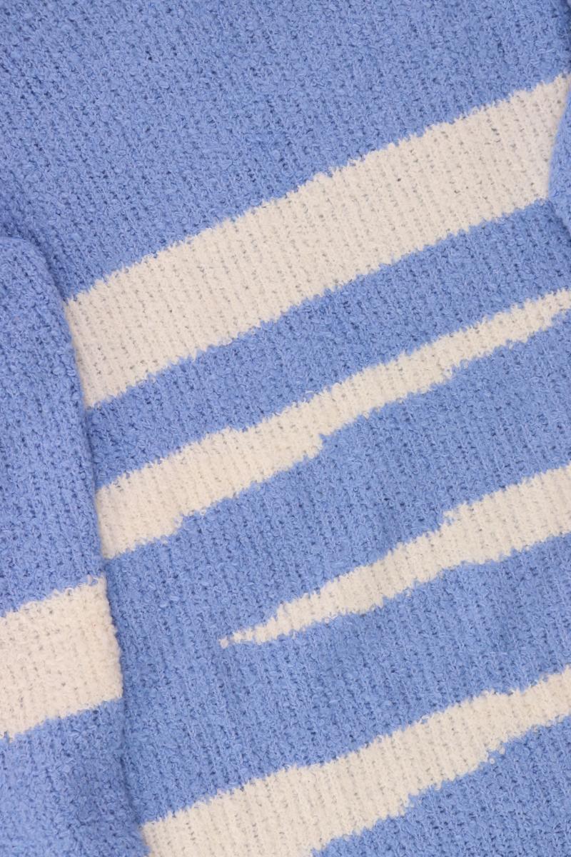 sheego Grobstrickpullover Gr. 44/46 gestreift blau aus Polyacryl