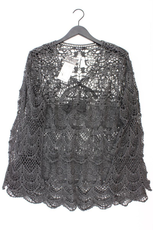 Ulla Popken Häkelshirt Gr. 46/48 neu mit Etikett Neupreis: 59,99€! Langarm grau