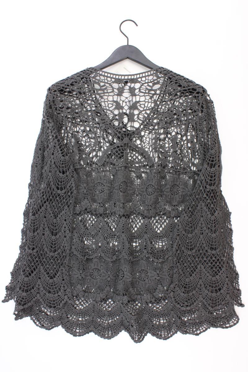 Ulla Popken Häkelshirt Gr. 46/48 neu mit Etikett Neupreis: 59,99€! Langarm grau