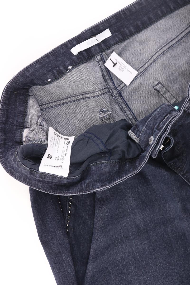 MAC Straight Jeans Gr. 46 blau aus Baumwolle