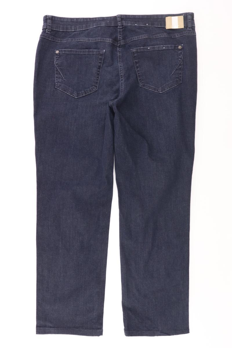 MAC Straight Jeans Gr. 46 blau aus Baumwolle