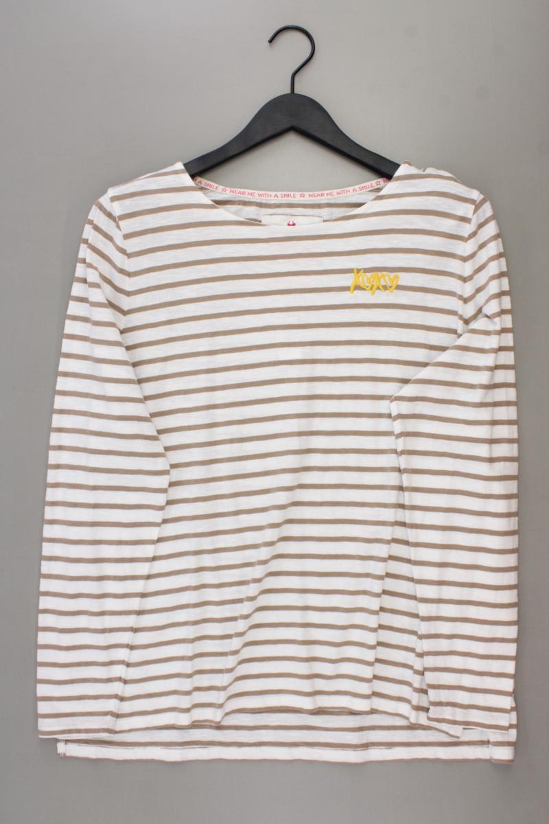 Lieblingsstück Ringelshirt Gr. XXXL gestreift Langarm braun aus Baumwolle