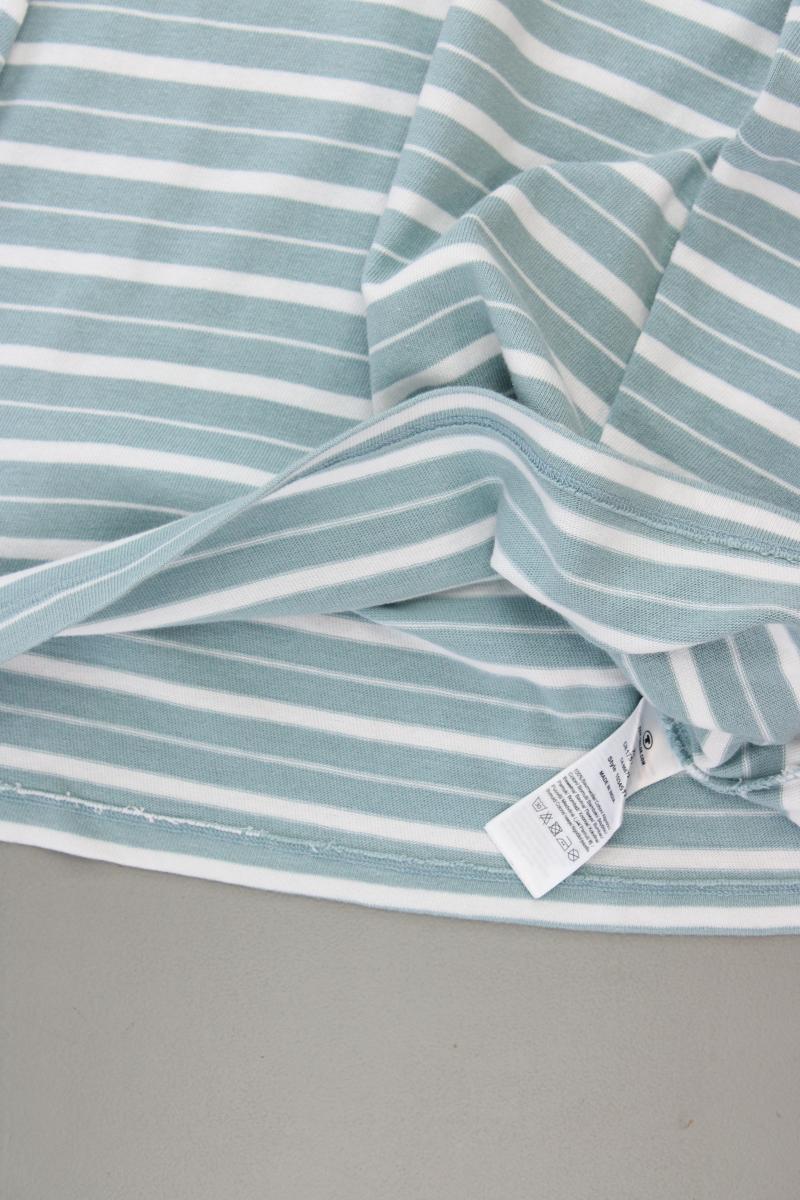 Tom Tailor Ringelshirt Gr. XXL gestreift Langarm blau aus Baumwolle