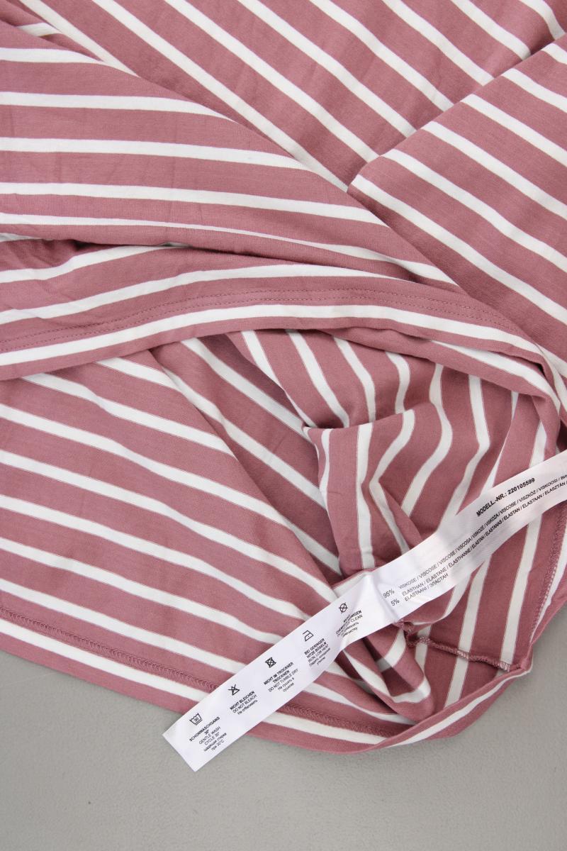 Jette Ringelshirt Gr. 48 gestreift 3/4 Ärmel rosa aus Viskose