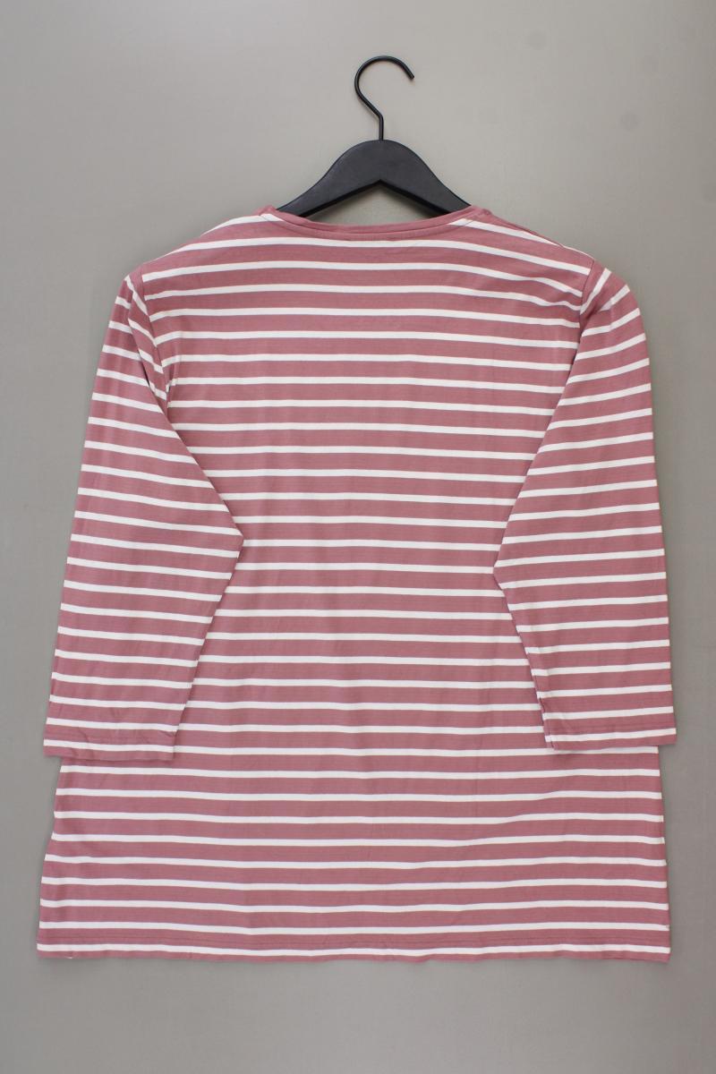 Jette Ringelshirt Gr. 48 gestreift 3/4 Ärmel rosa aus Viskose