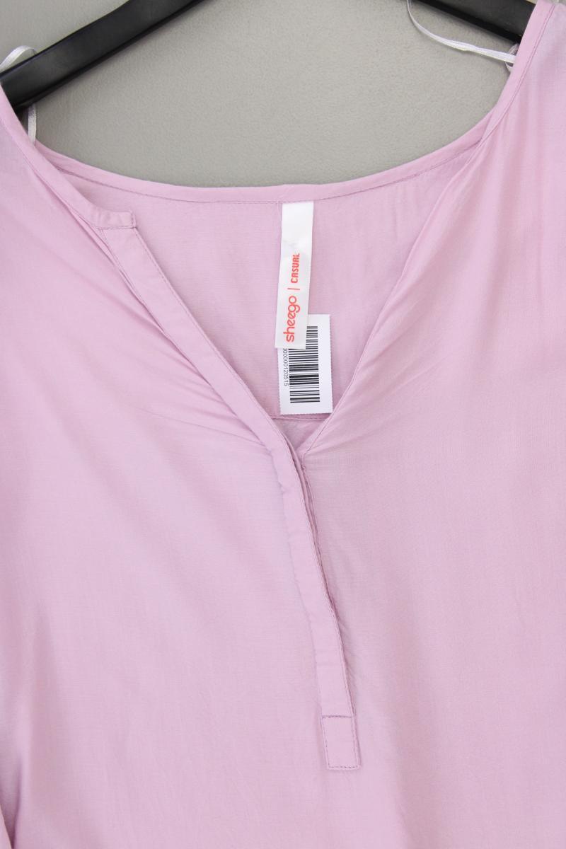 sheego Langarmbluse Gr. 48 rosa aus Viskose