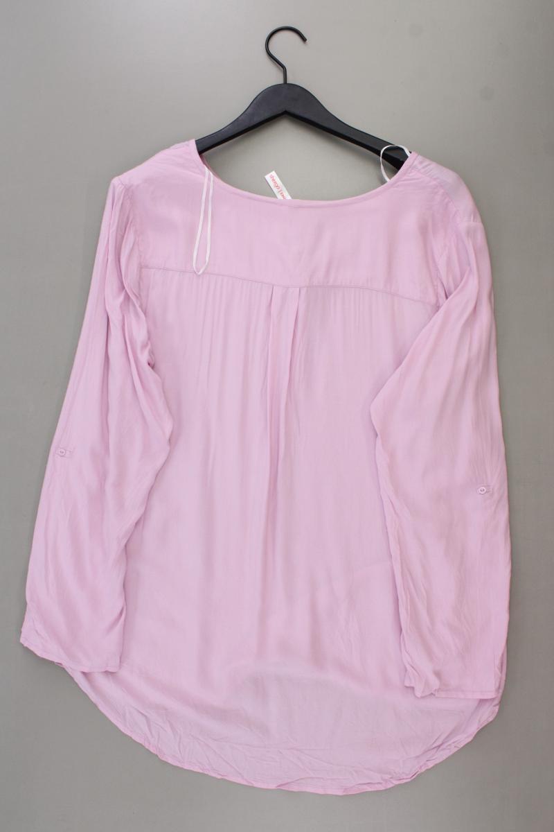sheego Langarmbluse Gr. 48 rosa aus Viskose