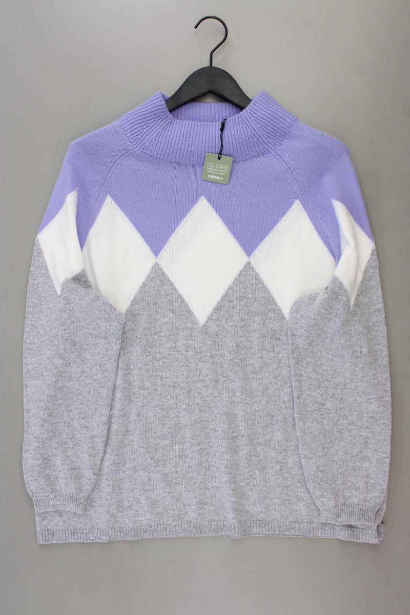 olsen Feinstrickpullover Gr. 48 neu mit Etikett lila aus Polyester