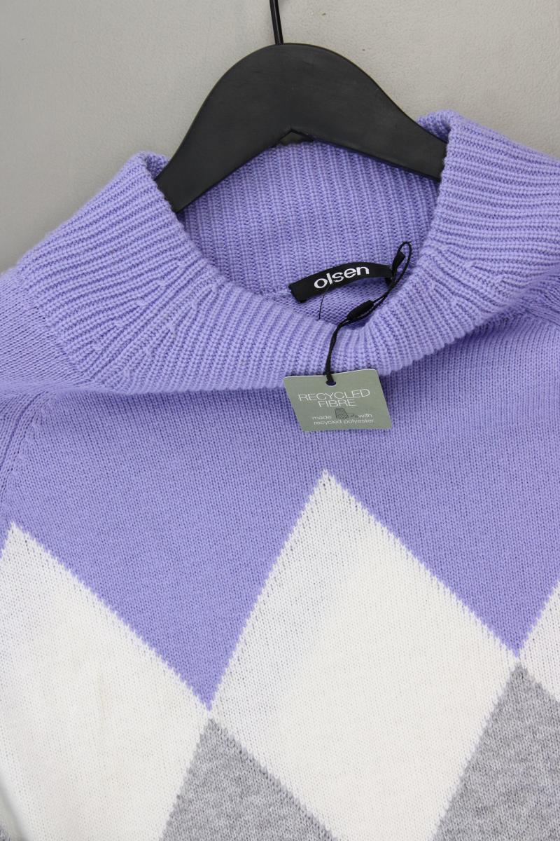 olsen Feinstrickpullover Gr. 48 neu mit Etikett lila aus Polyester